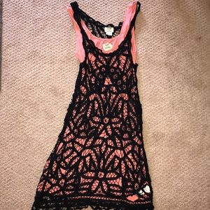 Free people. Double layer dress.